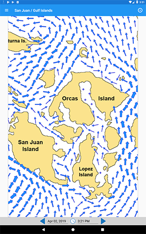 Current Charts San Juan Islands